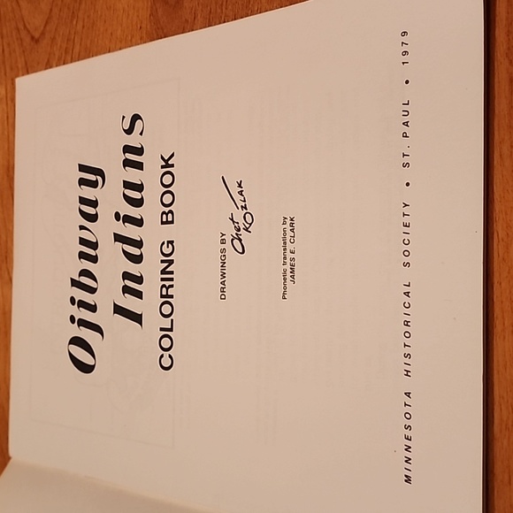 Ojibwa Indians Coloring Book - Picture 3 of 9